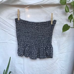 American Eagle floral tube top